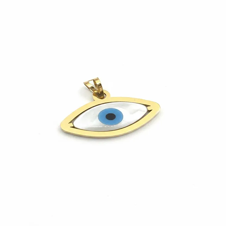 آویز بدون زنجیر طلا زنانه طرح چشم نظر