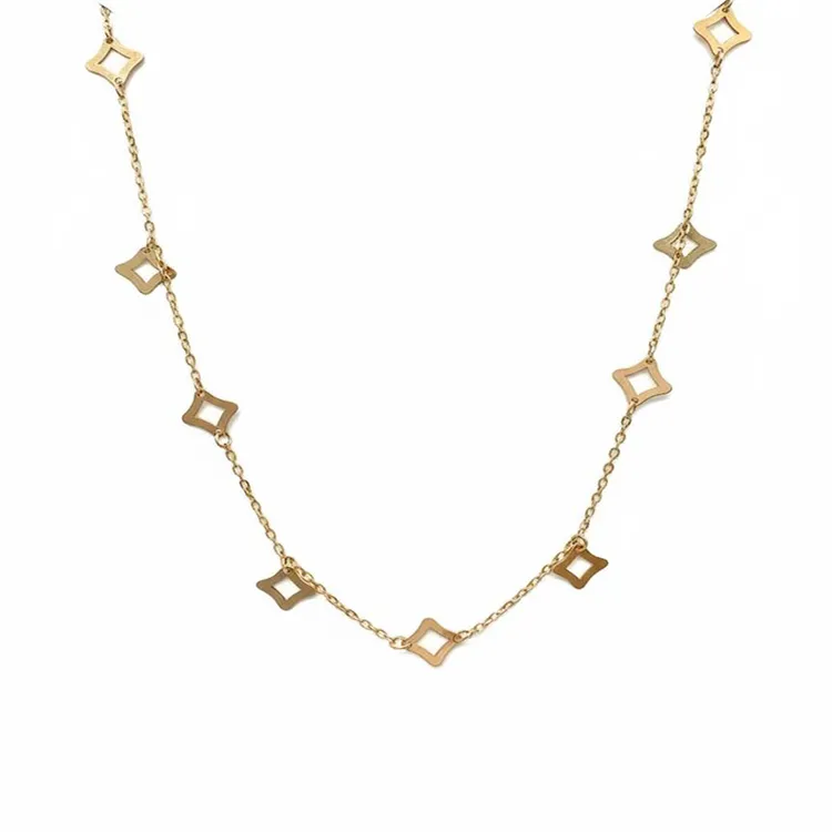 گردنبند طلا زنانه طرح دوریکا