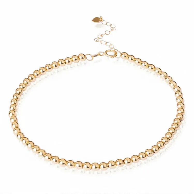 دستبند طلا زنانه طرح سوپرلایت تمام گوی