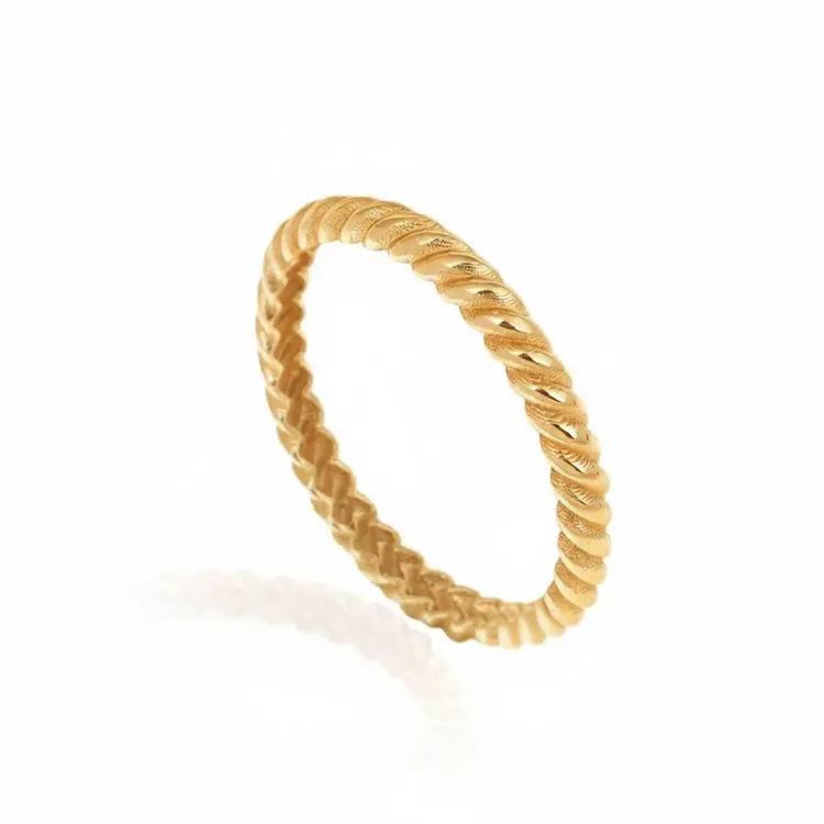 انگشتر طلا زنانه طرح پیچ دیوید یورمن