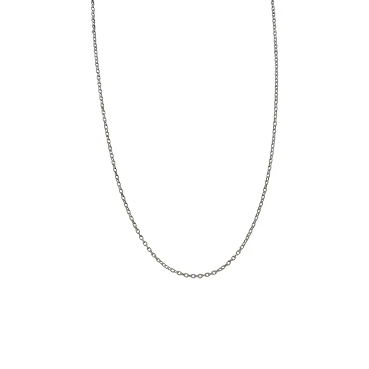 زنجیر طلا زنانه طرح فلامینگو (سفید- ۴۰ سانتی متر)