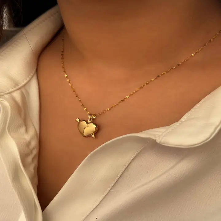 آویز قلب (بدون زنجیر) Heart pendant (without chain)