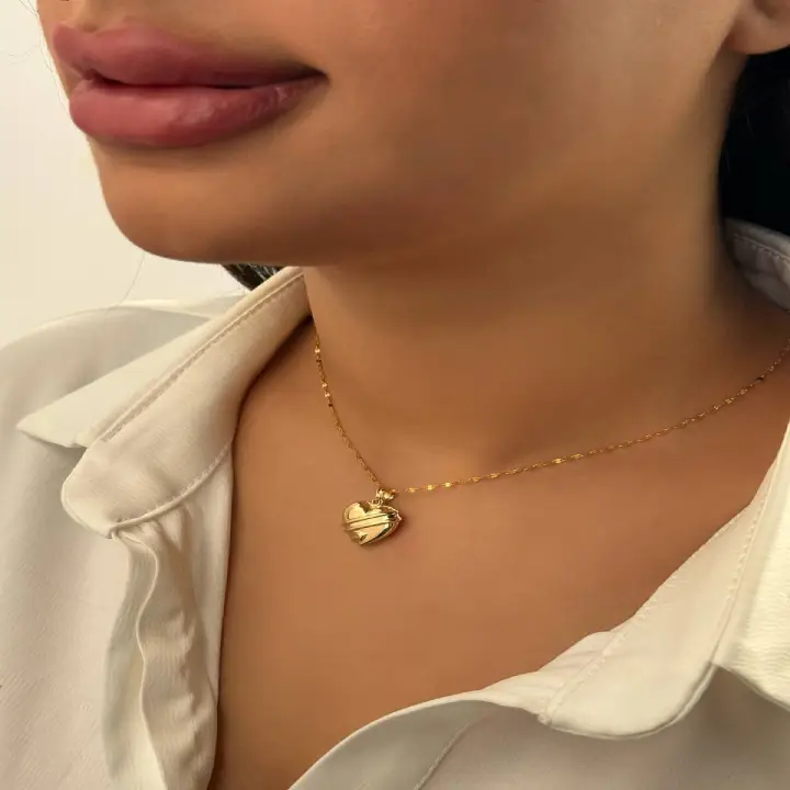 آویز قلب (بدون زنجیر) Heart pendant (without chain)