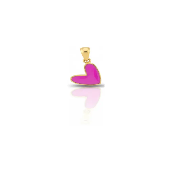 آویز قلب بنفش Purple heart pendant