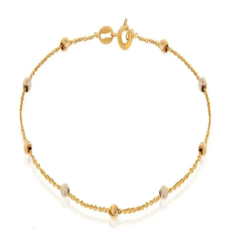 دستبند طلا زنانه طرح البرنادو