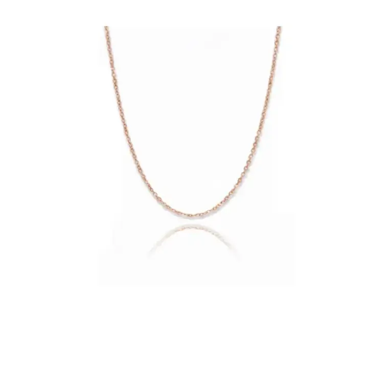 زنجیر طرح فلامینگو رز گلد (۴۰ سانتی متر)