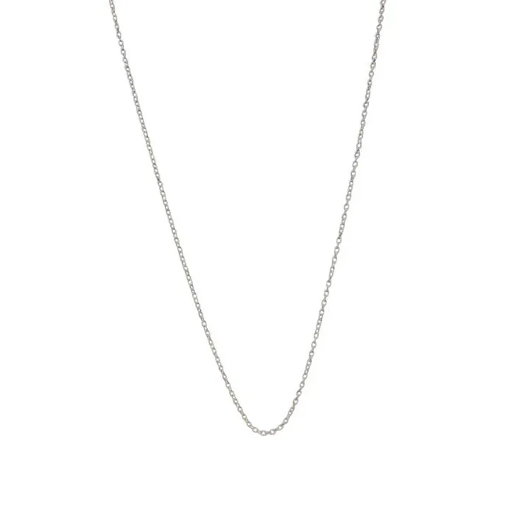 زنجیر طلا زنانه طرح فلامینگو (سفید- ۴۰ سانتی متر)