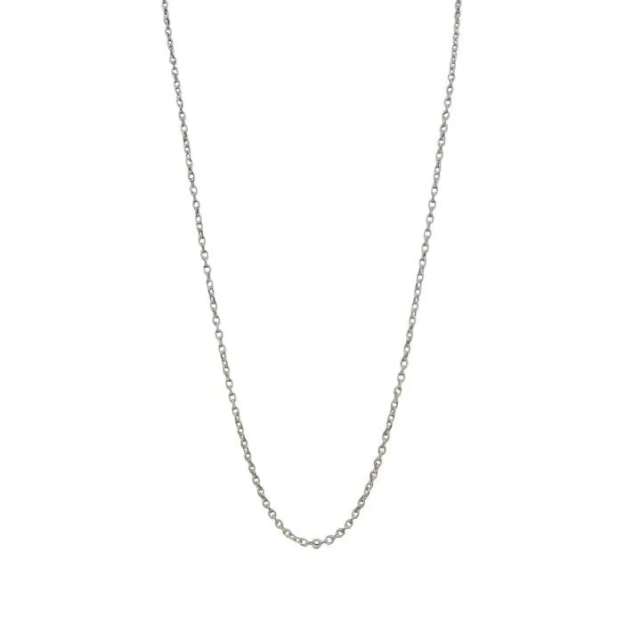 زنجیر طلا زنانه طرح فلامینگو (سفید- ۴۰ سانتی متر)