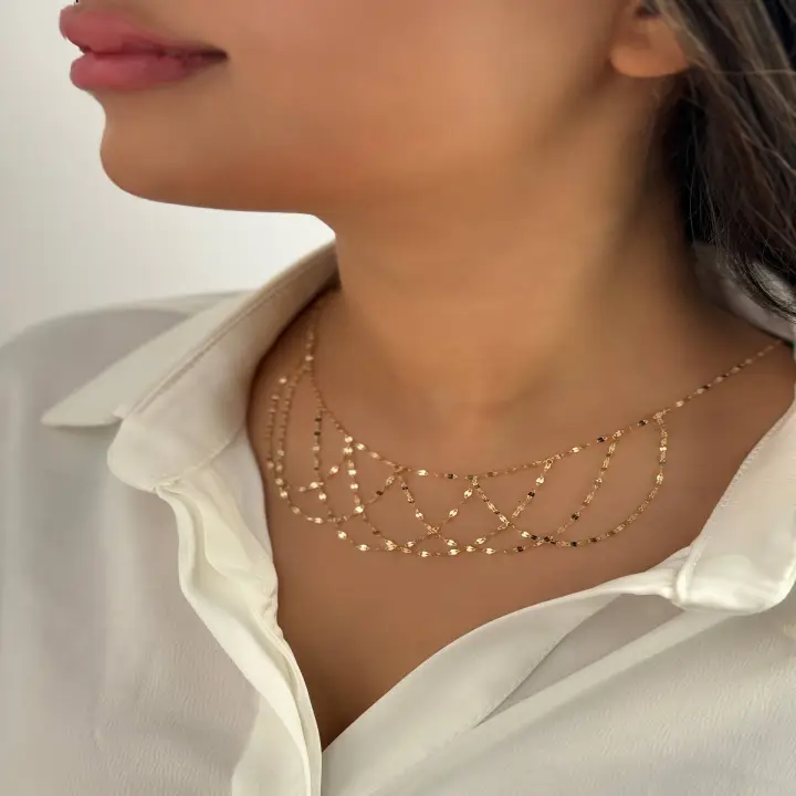 گردنبند آبشاری Waterfall necklace