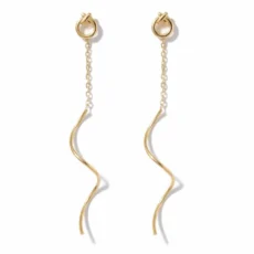 گوشواره بخیه ای طرح تیفانی