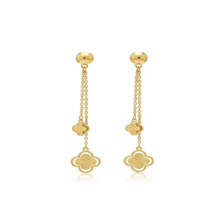 گوشواره طرح ونکلیف تراش