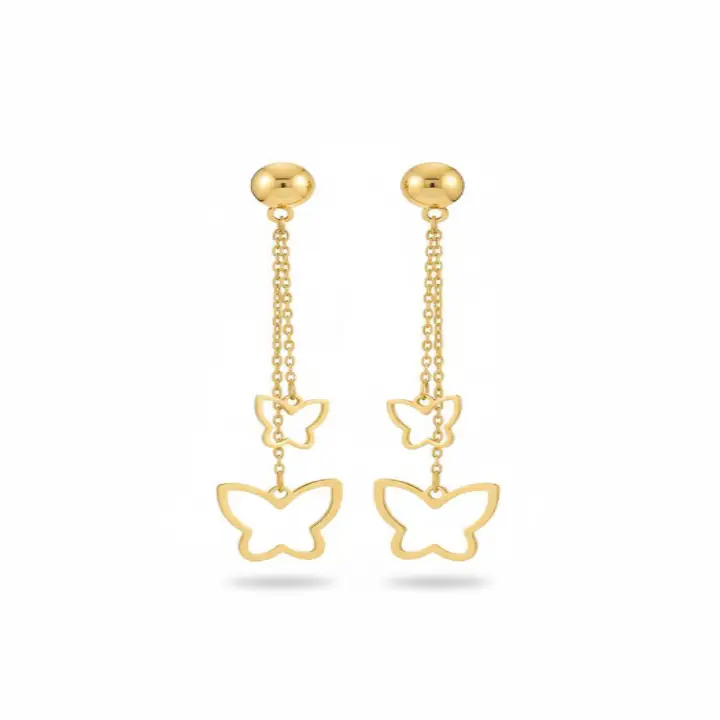 گوشواره طرح پروانه