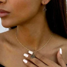 نیم ست گلدون طرح گل لاله