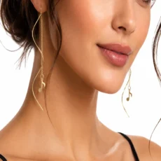 گوشواره کرلی،بخیه ای فا