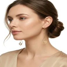 گوشواره کرلی،بخیه ای گل