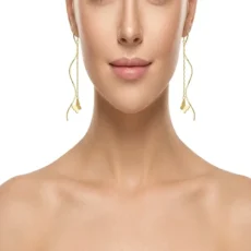 گوشواره کرلی،بخیه ای پروانه